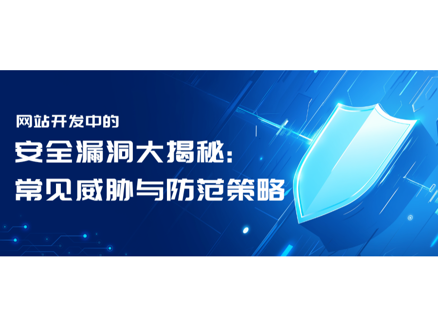 网站开发中的安全漏洞大揭秘：常见威胁与防范策略